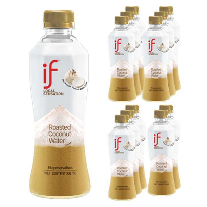 if 코코넛워터 로스티드, 350ml, 12개