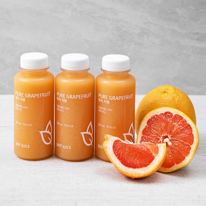 올가니카 퓨어 자몽주스, 250ml, 3개
