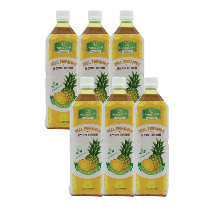 로쏘189 파인애플베이스, 1L, 6개