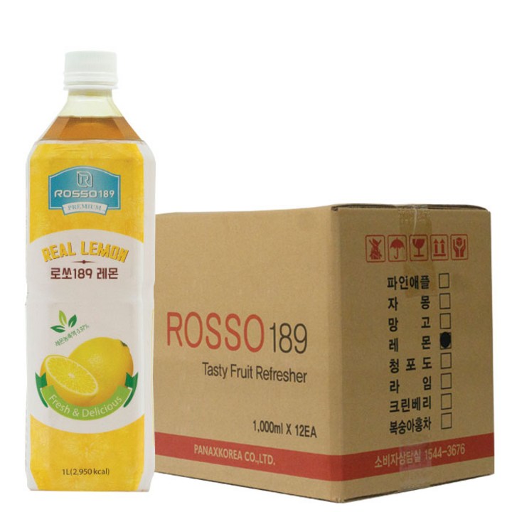 로쏘189 레몬베이스, 1L, 12개