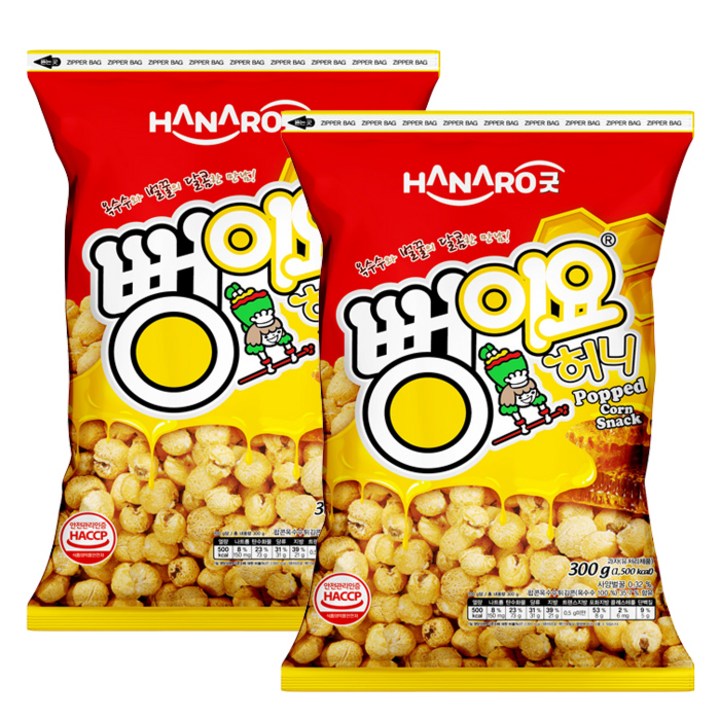 뻥이요 허니, 300g, 2개