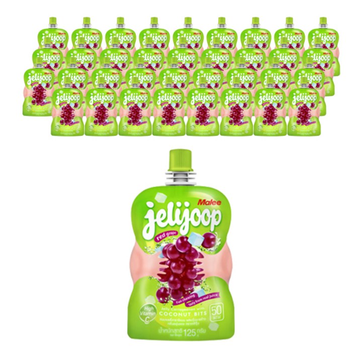 말리 젤리줍 포도맛 드링크, 125ml, 36개