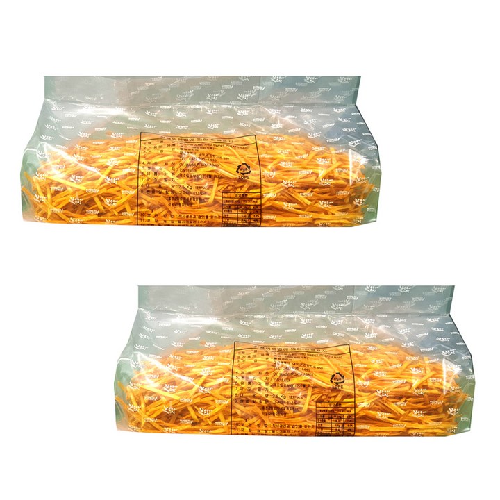 대삼푸드 고구마스틱, 2.5kg, 2개