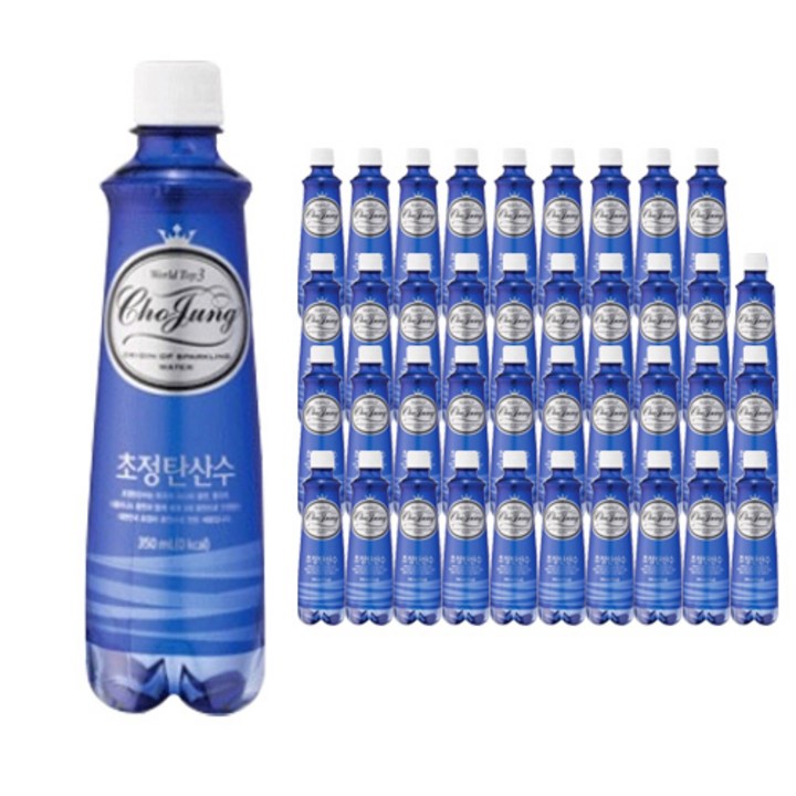 초정탄산수 플레인, 350ml, 40개