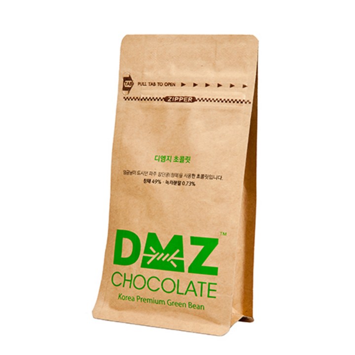 DMZ 파주 장단콩 파우치 청태 초콜릿, 100g, 1개