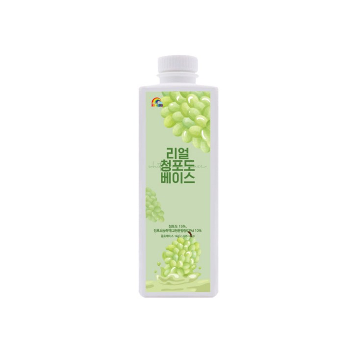레인보우 리얼 청포도 베이스, 1kg, 1개