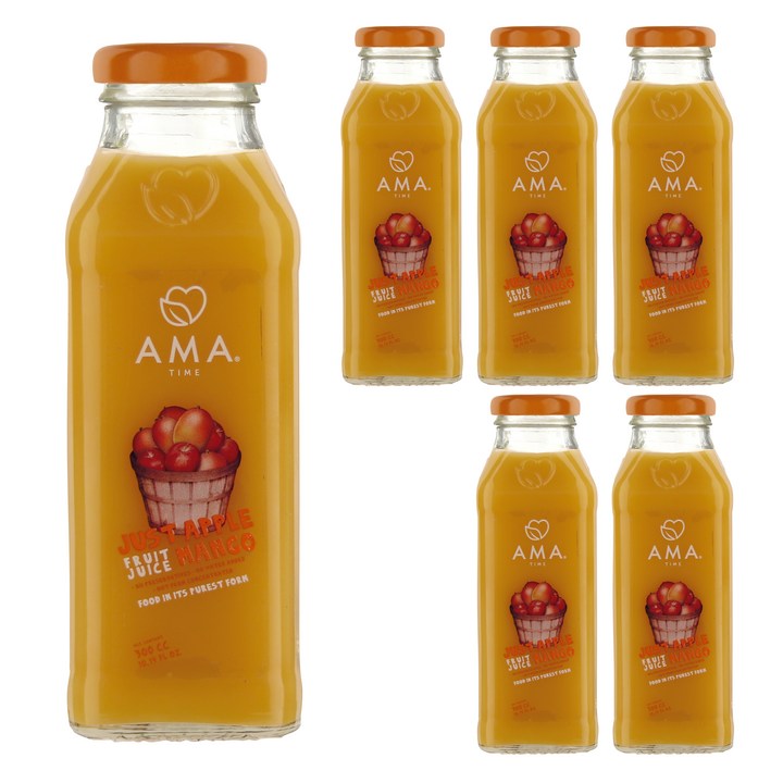 아마타임 사과 망고 주스, 6개, 300ml