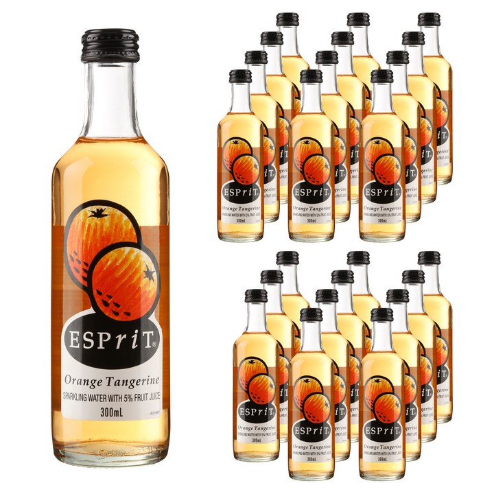 ESPriT 오렌지 텐저린 탄산음료, 300ml, 24개
