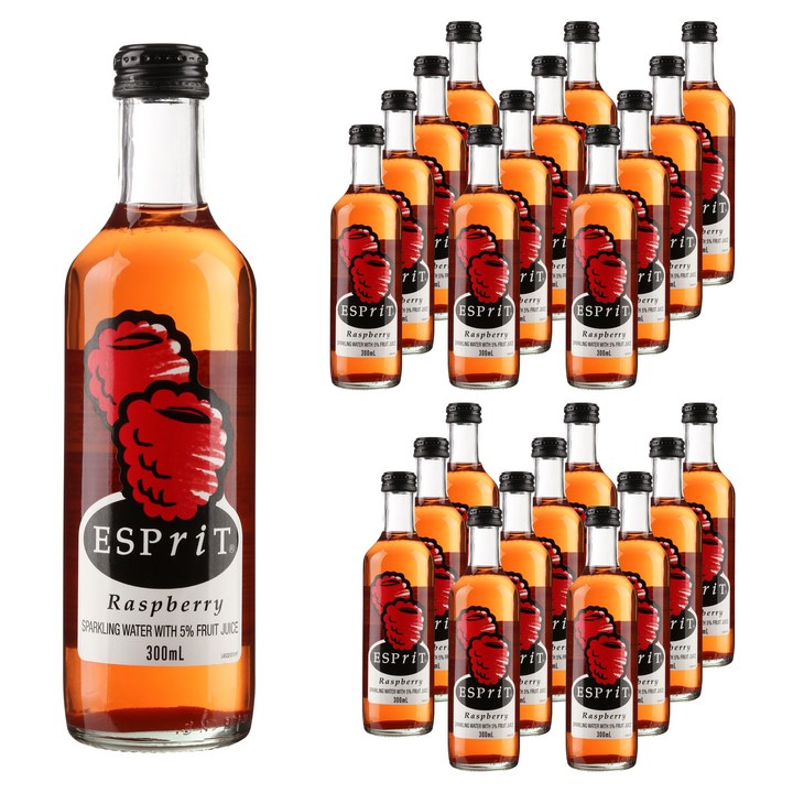 ESPriT 라즈베리 탄산음료, 300ml, 24개