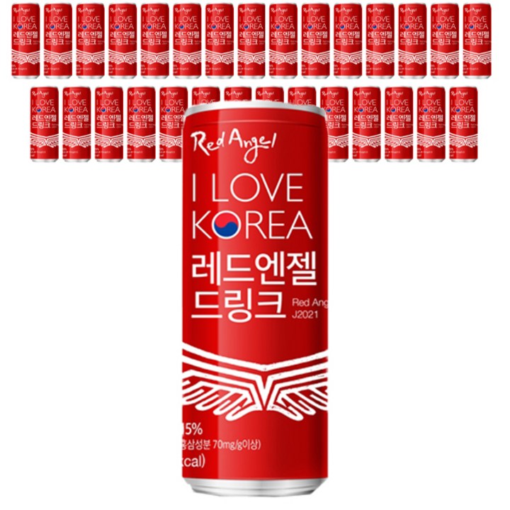 레드엔젤 홍삼 에너지드링크, 250ml, 30개