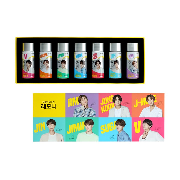 레모나 BTS 상큼한 비타민 드링크, 100ml, 7개