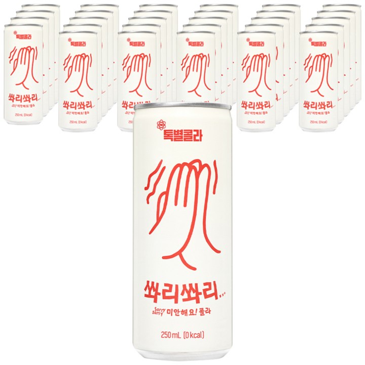 일화 쏴리쏴리 톡별 콜라, 250ml, 30개