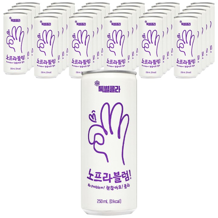 일화 노프라블럼 톡별 콜라, 30개, 250ml