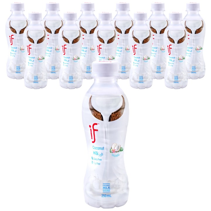 이프 코코넛 밀크 오리지널, 250ml, 12개