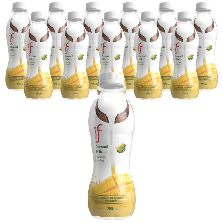 이프 코코넛 밀크 망고, 250ml, 12개