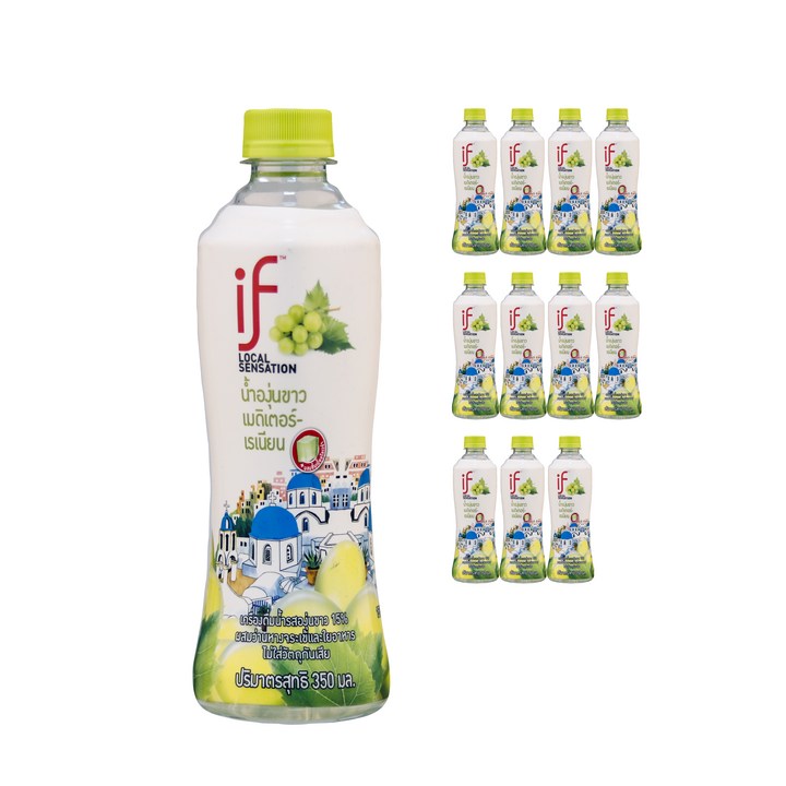if 청포도 드링크, 350ml, 12개