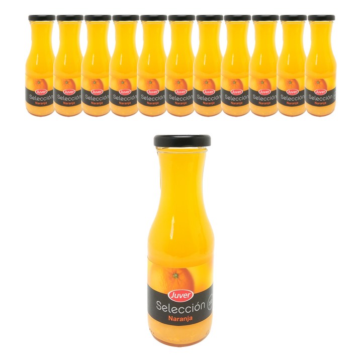 후버 셀렉션 오렌지 주스, 200ml, 12개