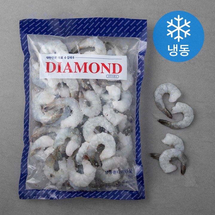 DIAMOND 흰다리 새우살 40~49마리 (냉동), 900g(21/25), 1팩