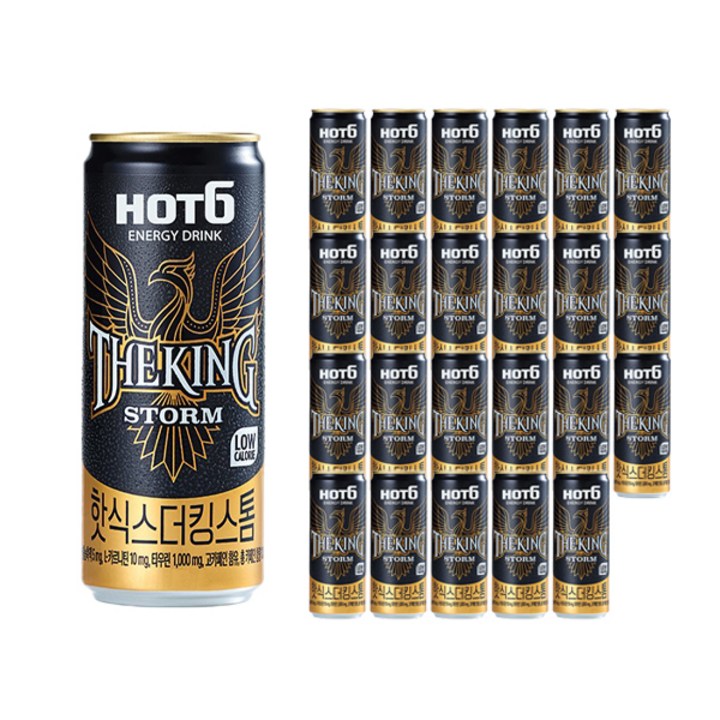 핫식스 더킹 스톰 에너지음료, 355ml, 24개