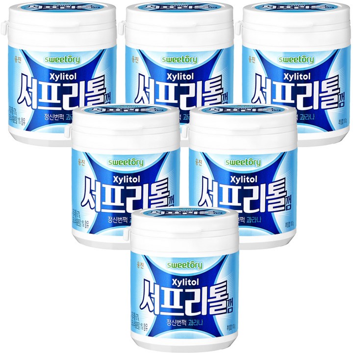 스위토리 서프리톨껌, 100g, 6개