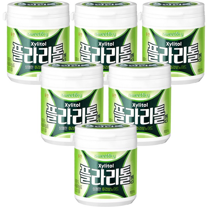 스위토리 플라리톨껌, 100g, 6개