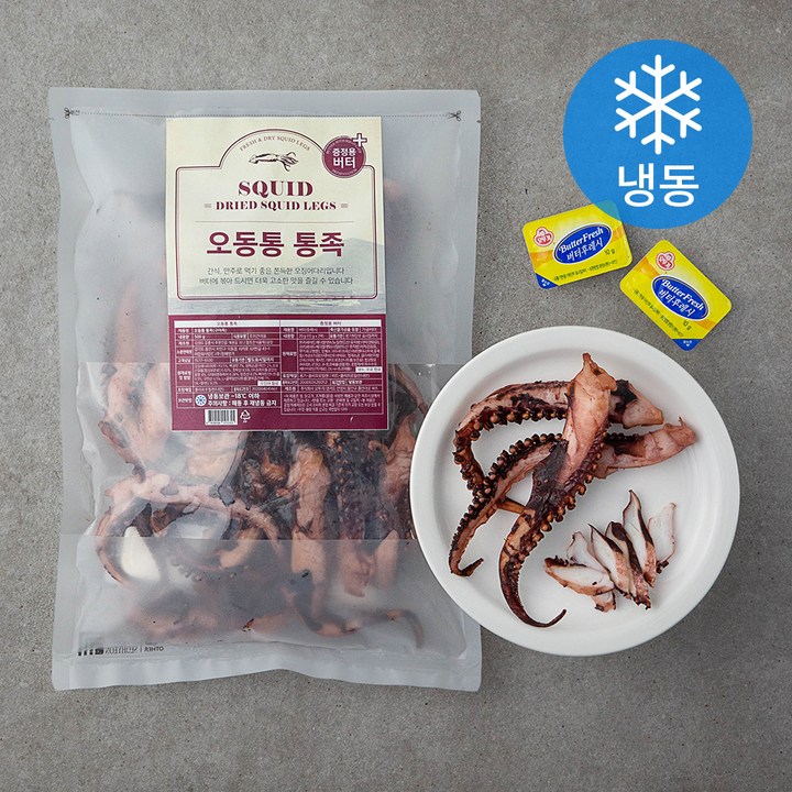 청해명가 오동통 통족 500g + 버터 10g x 2p (냉동), 520g, 1세트