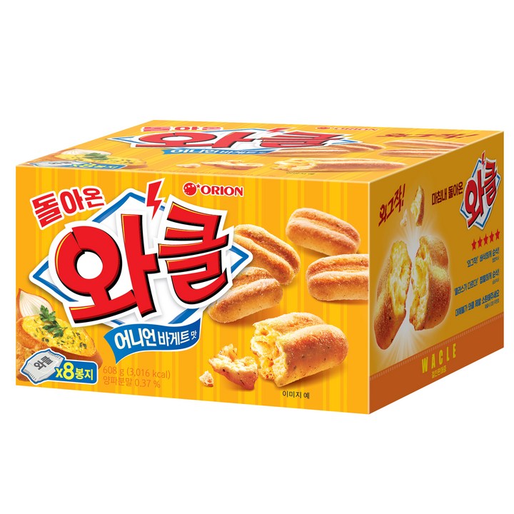 와클 돌아온 과자 8p, 608g, 1개