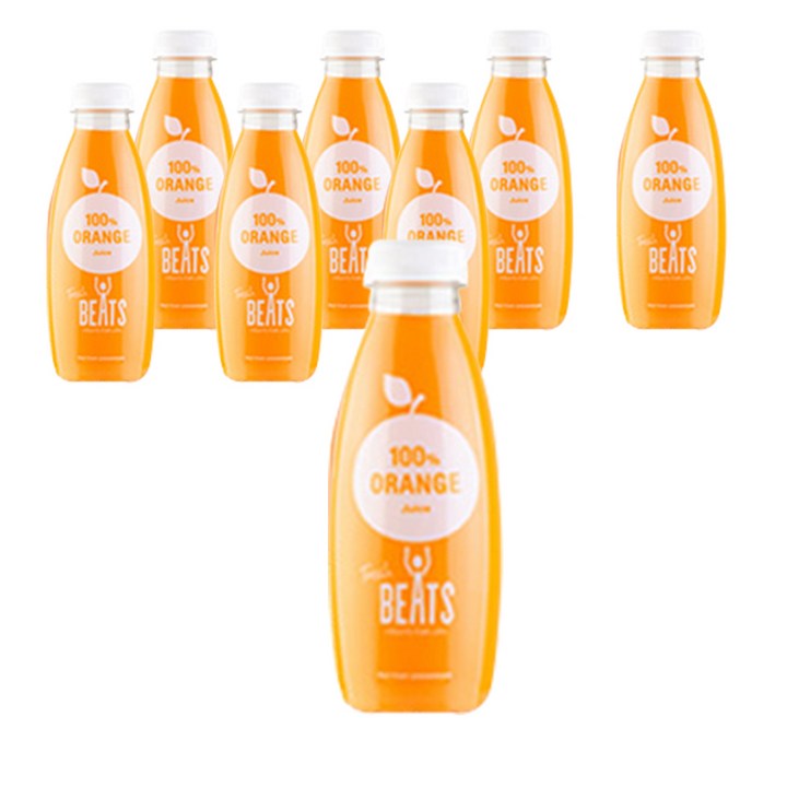 프레시비츠 오렌지주스, 8개, 500ml