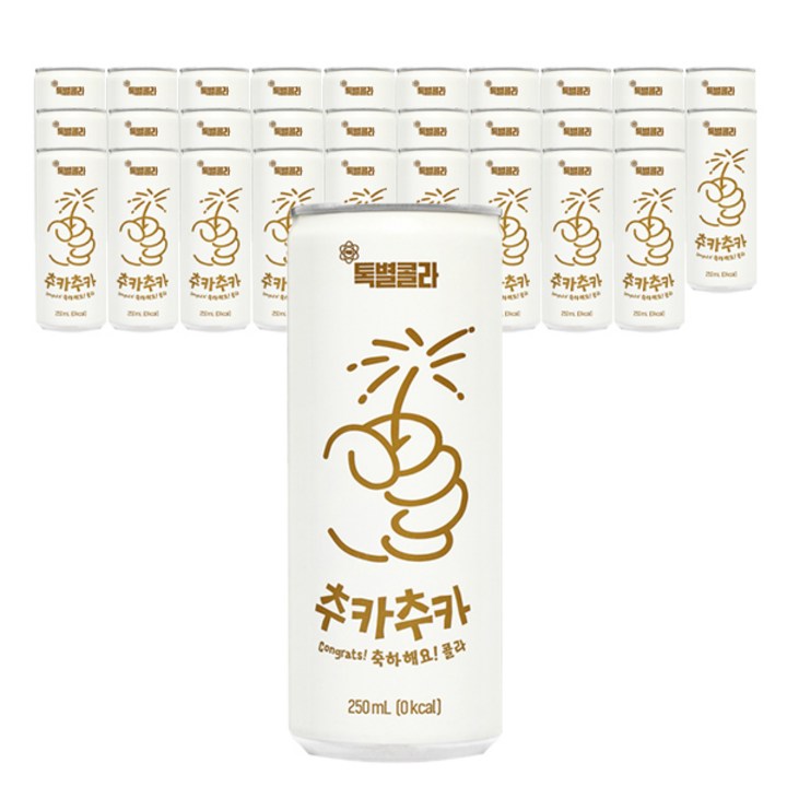 일화 톡별콜라 제로칼로리 추카추카, 60개, 250ml