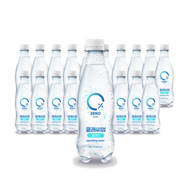 제로당 클래씨업 미네랄 탄산수 플레인, 20개, 350ml
