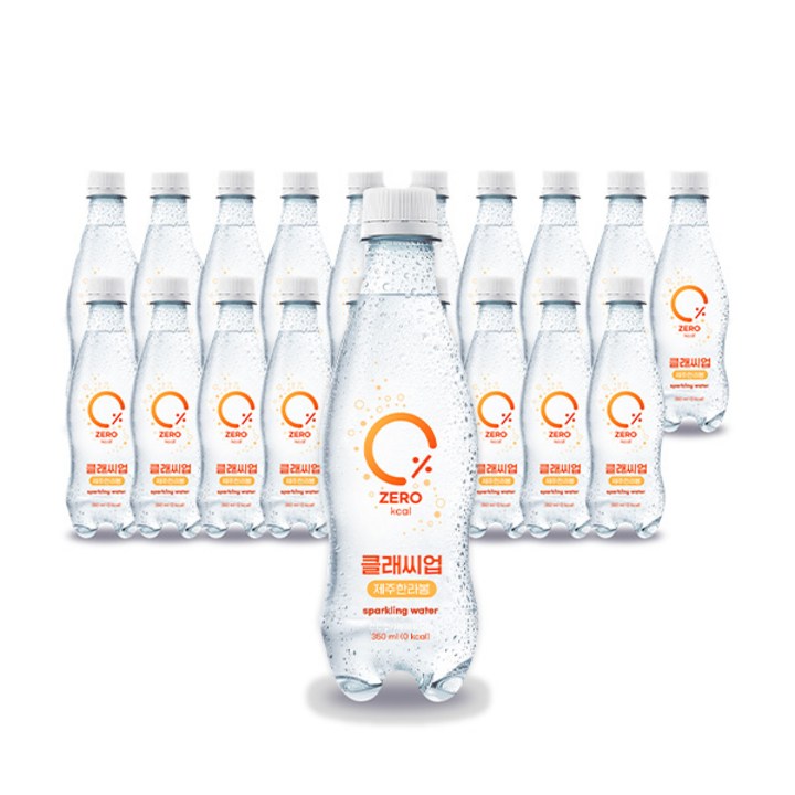 제로당 클래씨업 미네랄 탄산음료 제주한라봉, 20개, 350ml