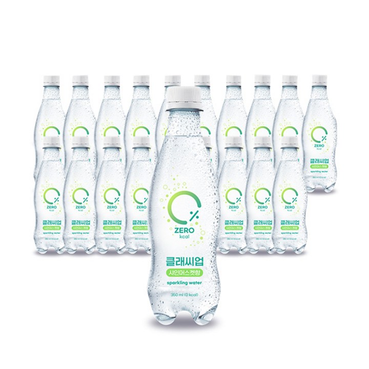 제로당 클래씨업 미네랄 탄산음료 샤인머스켓향, 20개, 350ml