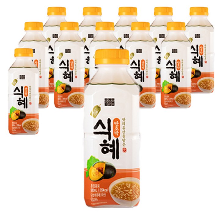 하늘청 단호박 식혜, 500ml, 12개