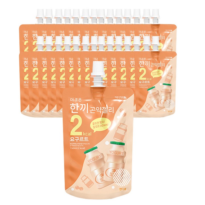 더존건강 한끼 곤약 젤리 요구르트 알뜰포장, 150ml, 30개