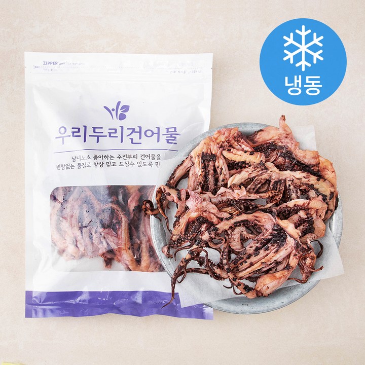 우리두리건어물 맥반석 오다리, 500g, 1개