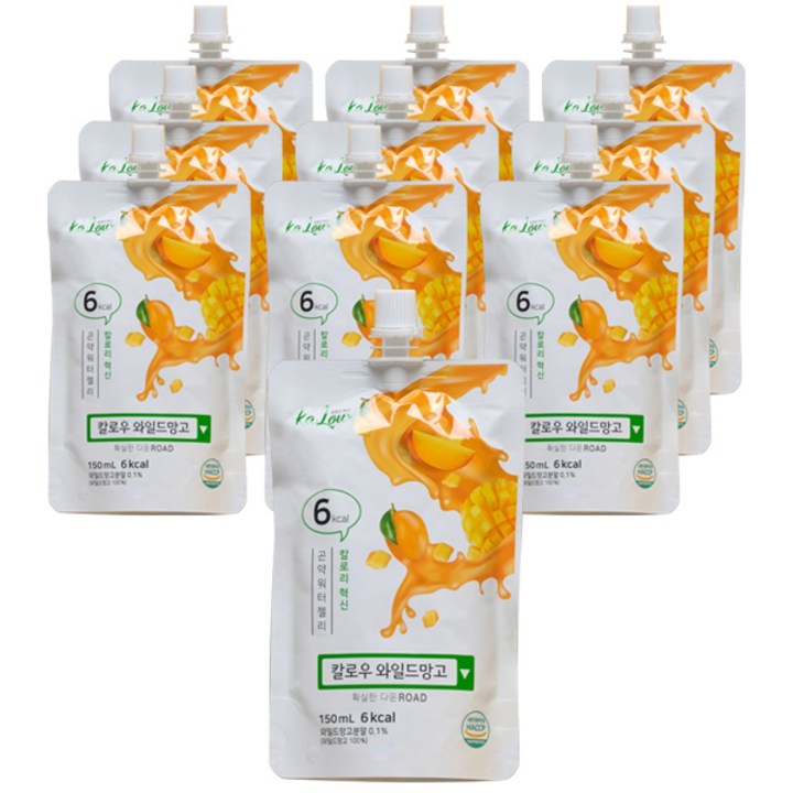 칼로우 워터젤리 와일드 망고 10p, 1.5L, 1개