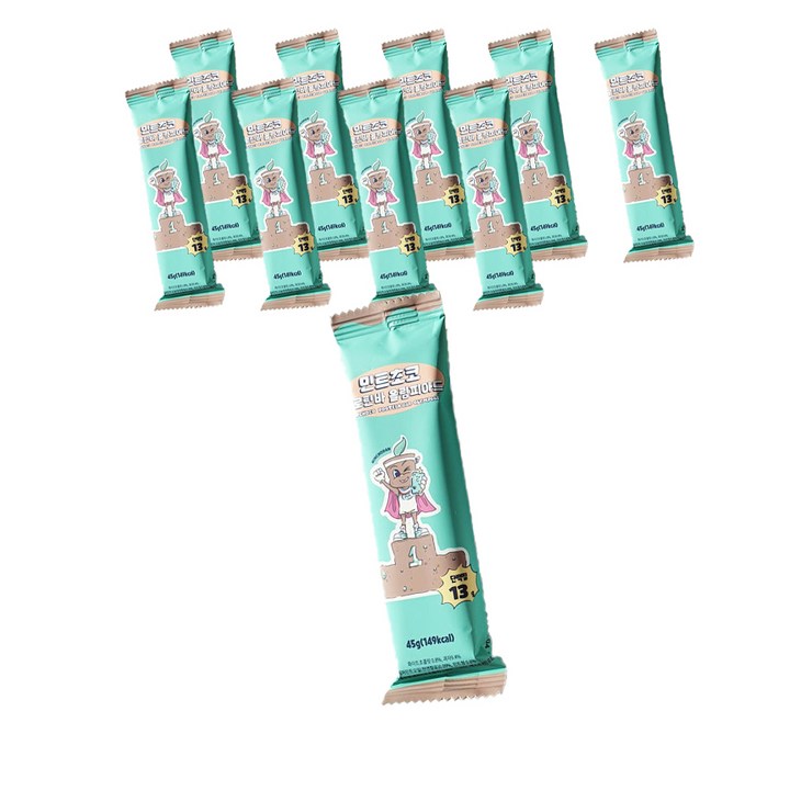 민초단 민트초코 프로틴바 올림피아드, 45g, 10개