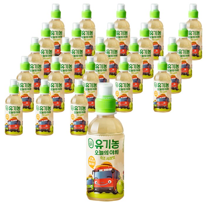 유기농 오늘의 야채 키즈 사과맛, 24개, 220ml