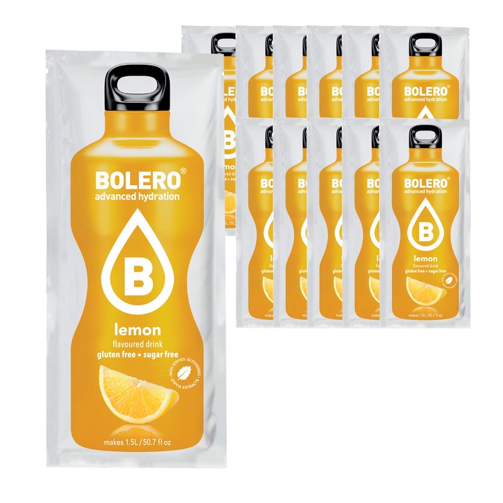 볼레로 2kcal 무설탕 과일워터 대용량 음료 레몬, 9g, 12개, 1개입