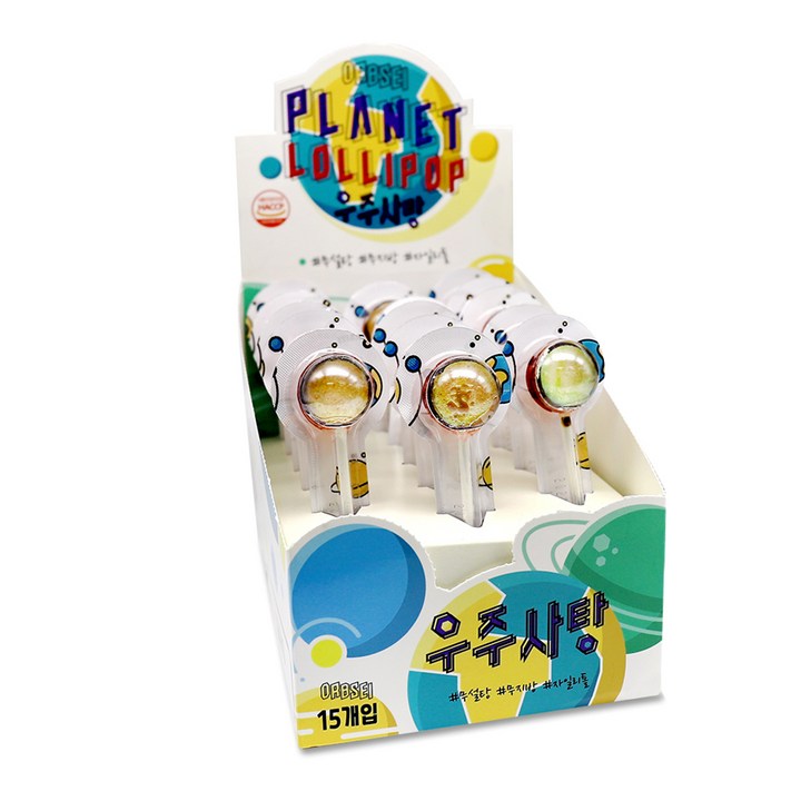 오브세이 우주사탕 금성 치즈맛 15p, 285g, 1개