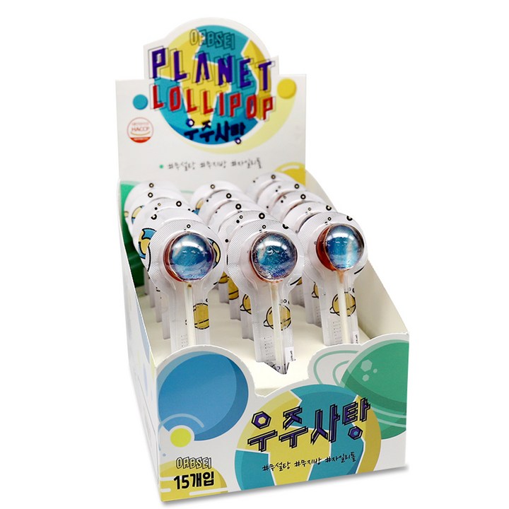 오브세이 우주사탕 천왕성 풋사과맛 15p, 285g, 1개