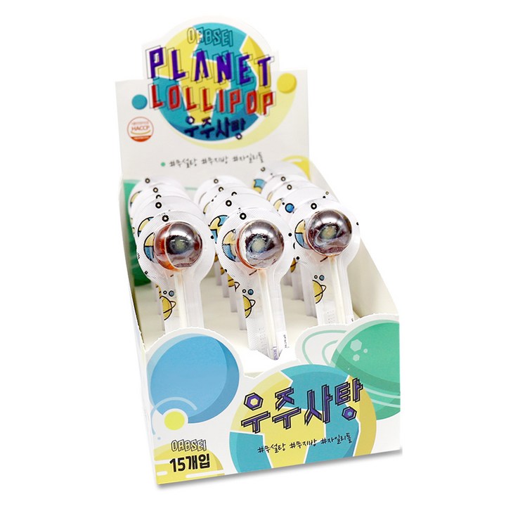 오브세이 우주사탕 토성 마쉬멜로우맛 15p, 285g, 1개