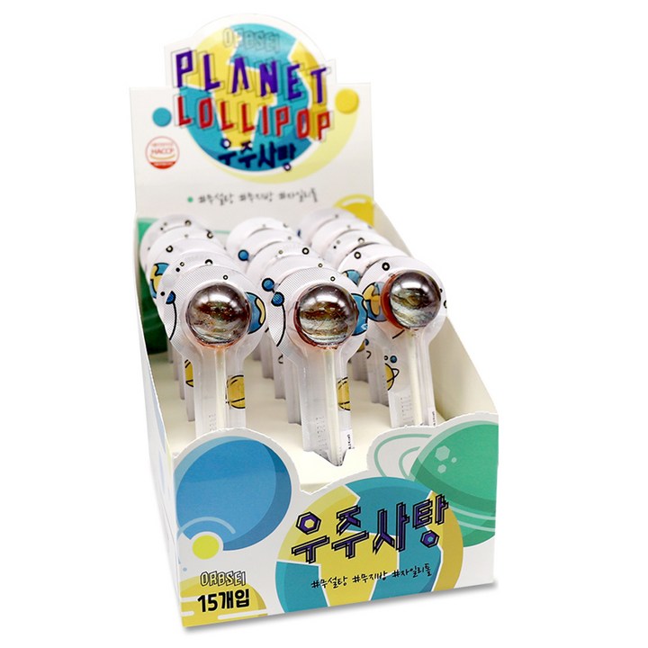 오브세이 우주사탕 목성 파인애플맛 15p, 285g, 1개