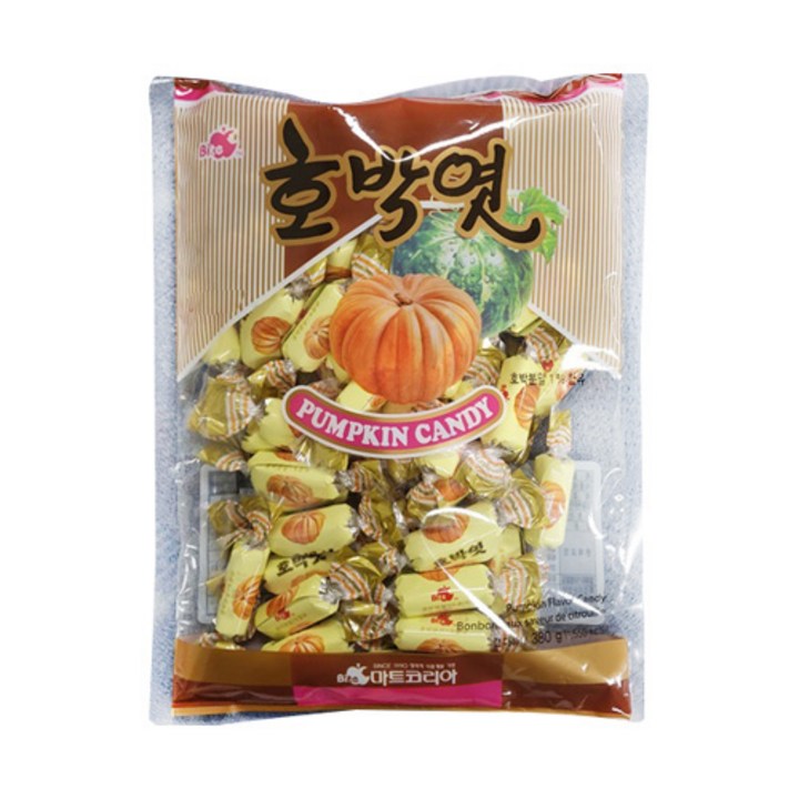 리소하우스 대용량 입가심 호박엿 카라멜 사탕, 380g, 1개, 1개