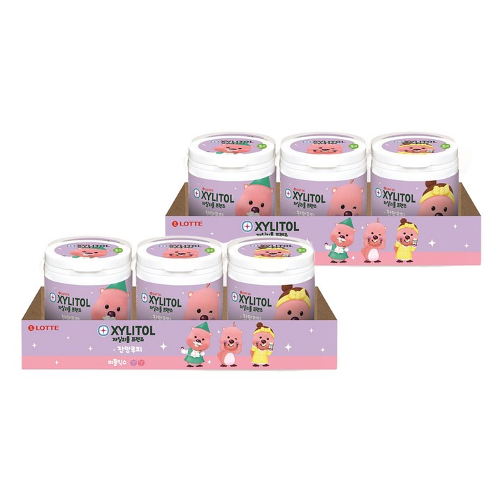 자일리톨 프렌즈 껌 3종 세트, 2세트, 88g