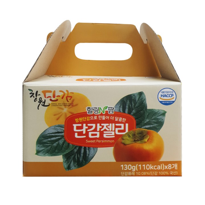 힐링엔팜 창원 단감젤리 8p, 1개, 1.04kg