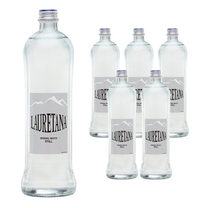 라우레타나 피닌파리나 천연 광천 생수, 6개, 750ml