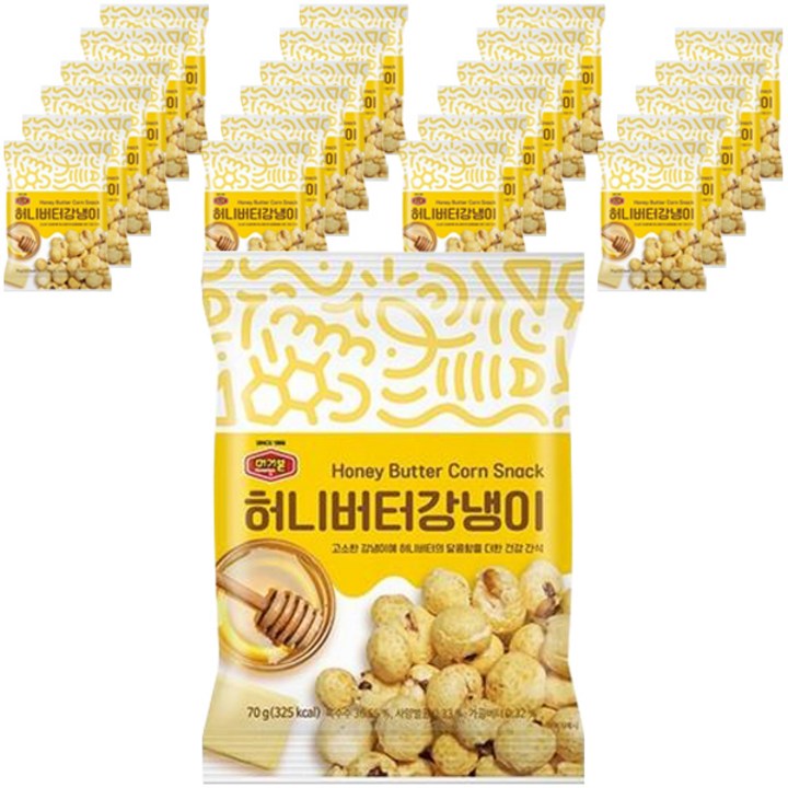 머거본 허니버터 강냉이, 24개, 70g