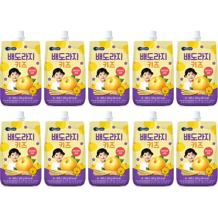 베베쿡 배도라지 키즈, 200g, 10개