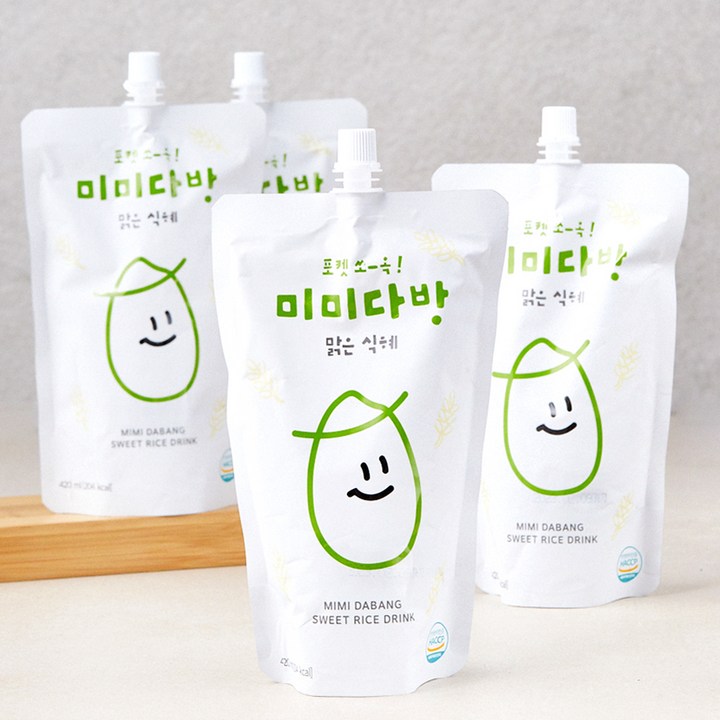 미미다방 맑은 식혜, 4개입, 420ml